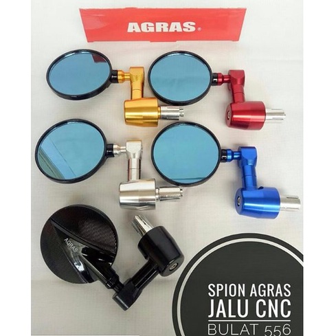 Jual Spion Jalu Bulat BAR END Original Merk AGRAS Full Cnc Premium