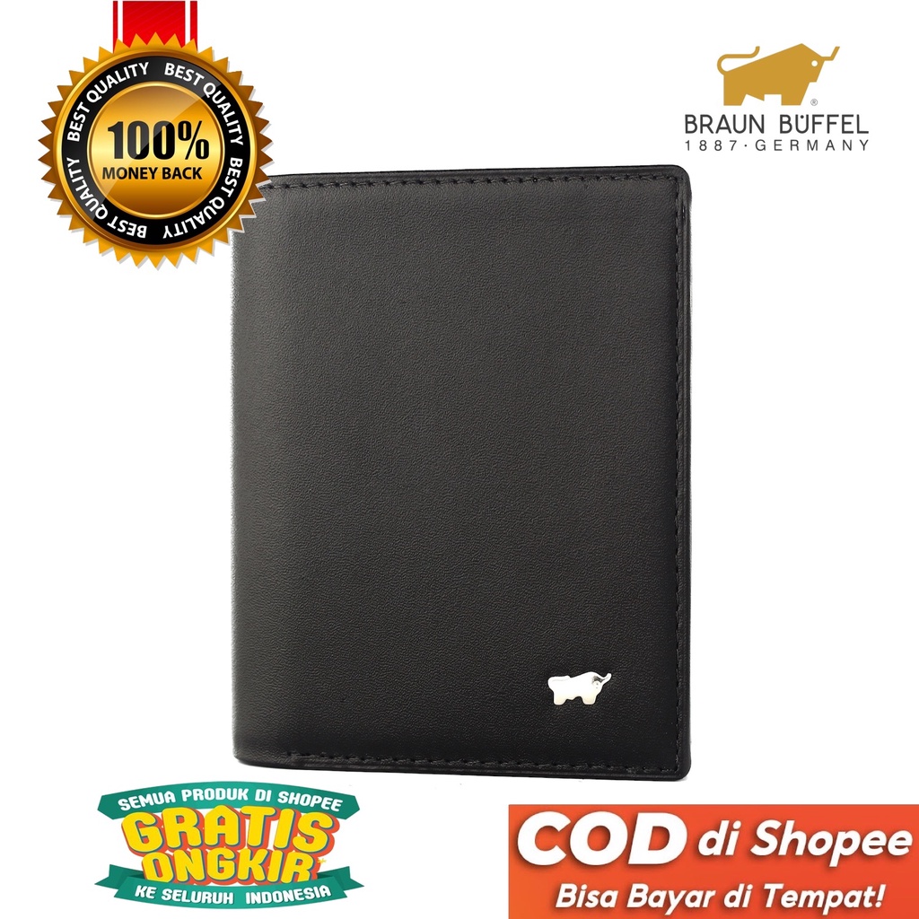 Jual BRAUN BUFFEL Dompet Pria Bahan Kulit Sapi Asli Model Berdiri Men