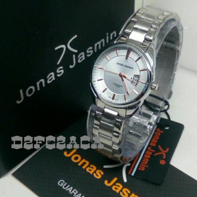 Jual Jam Tangan Mewah Jonas Jasmin Date Steel Original Garansi 1