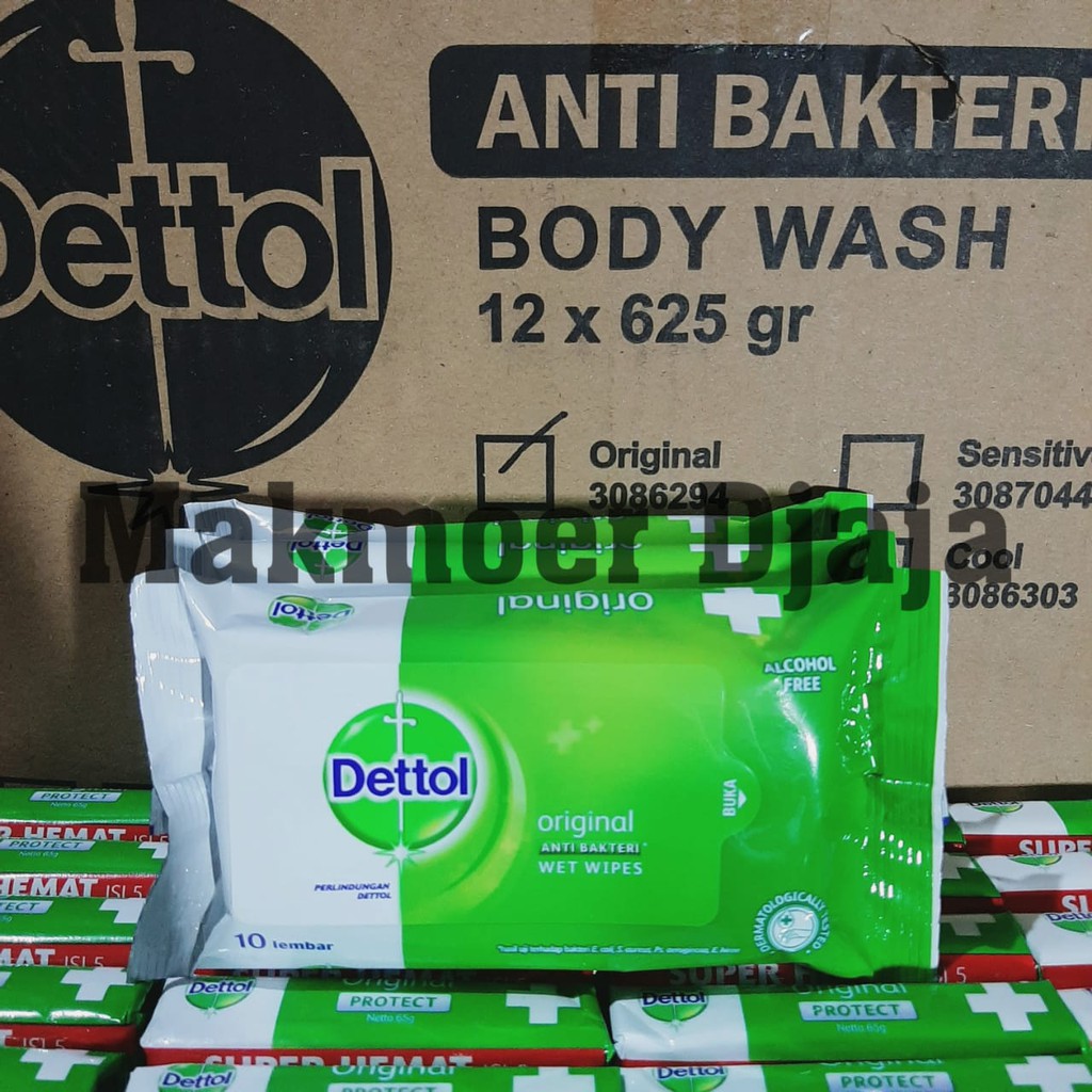 Jual Dettol Tisu Tissue Basah Wet Wipes Isi Lembar Bukan Mitu Carex