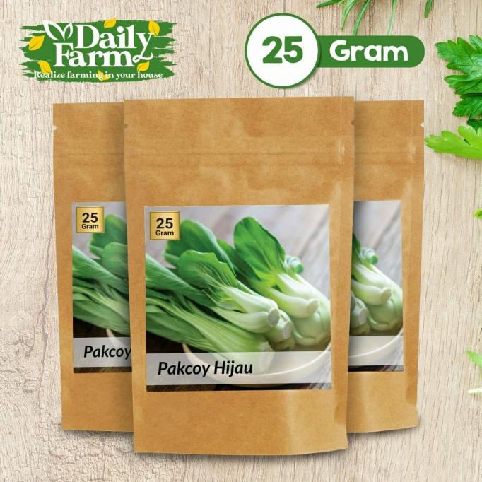 Jual Benih Sayur Pakcoy Hijau Sawi Sendok 25 Gram Shopee Indonesia