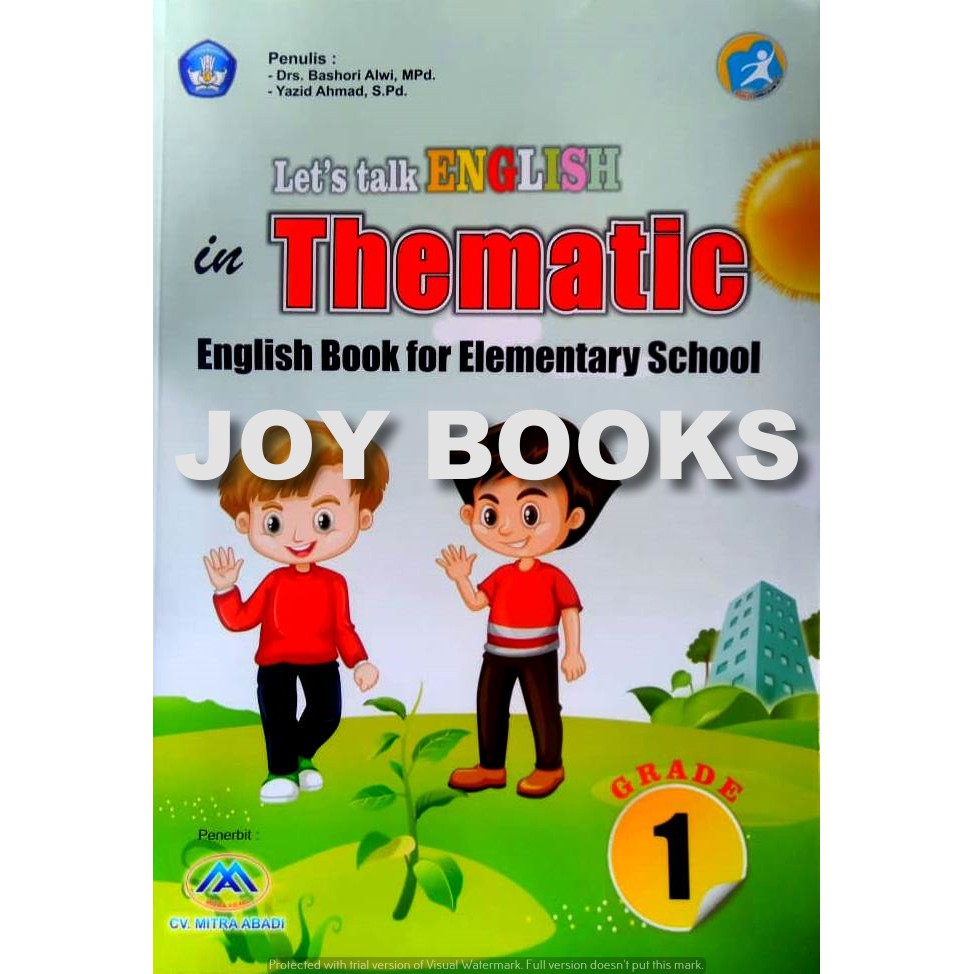 Jual BUKU BAHASA INGGRIS LET S TALK ENGLISH THEMATIC SD KELAS 1 2 3 4 5