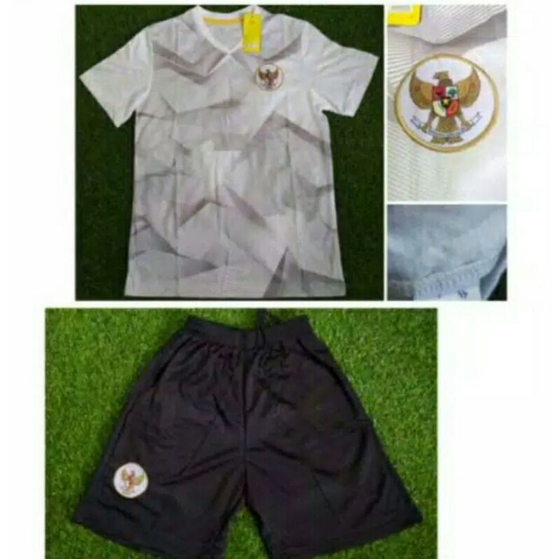 Jual Stelan Jersey Kaos Baju Sepak Bola Timnas Indonesia Away Training