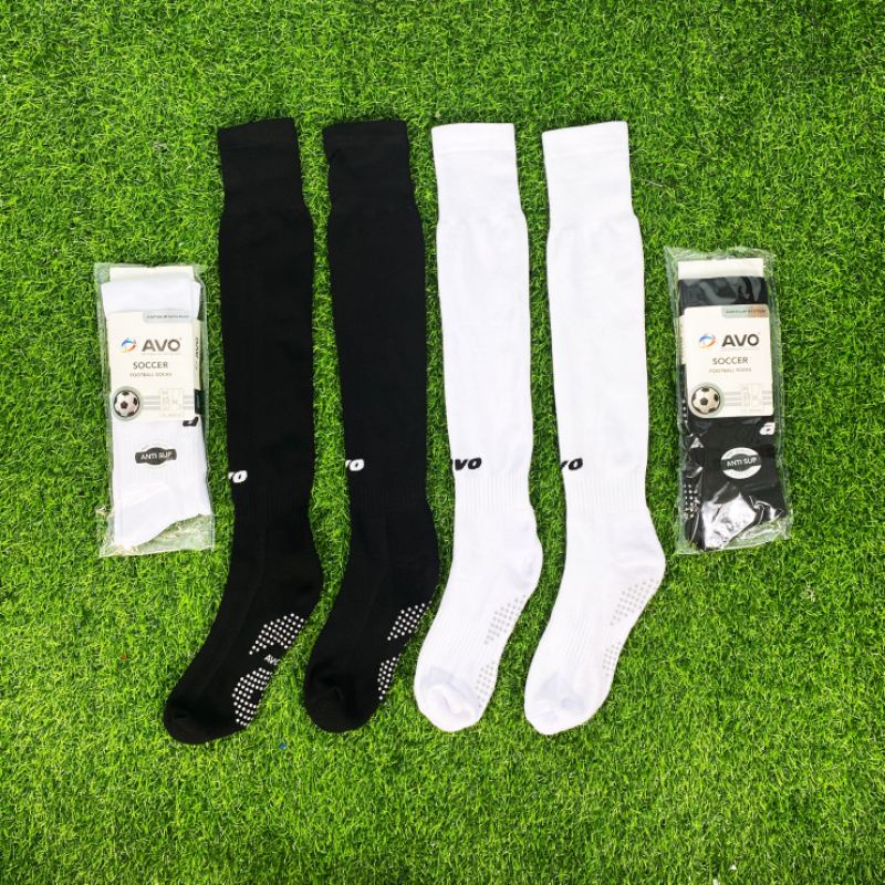 Jual Kaos Kaki Avo Anti Slip Futsal Sepakbola Pendek Panjang Sambung