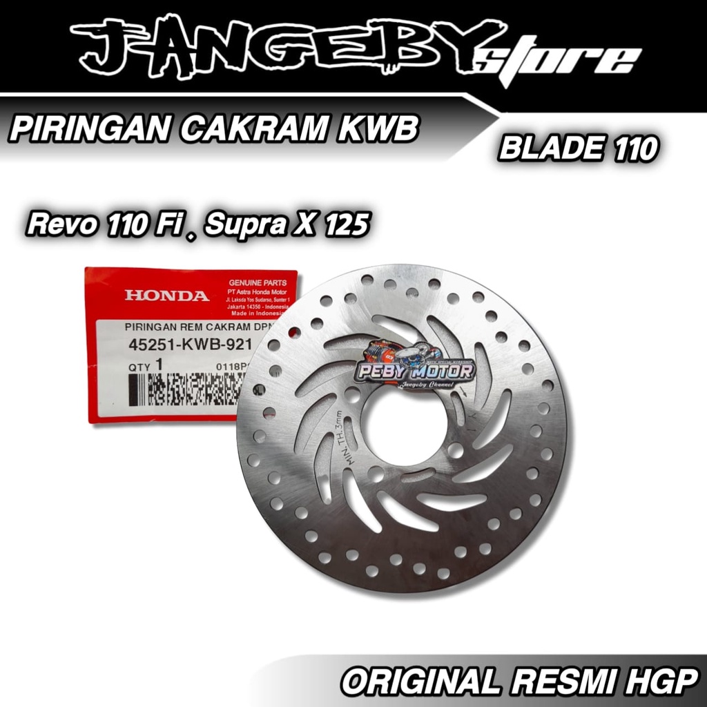 Jual Piringan Cakram Depan Blade Revo Supra X 125 ORIGINAL Resmi HGP