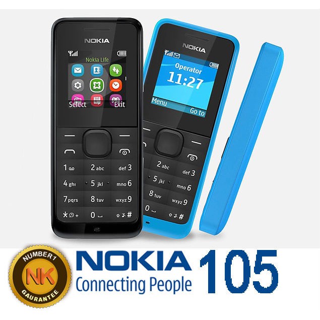 Jual CLASSIC NOKIA 105 Single Sim JADUL BERGARANSI HANDPHONE Hp Murah