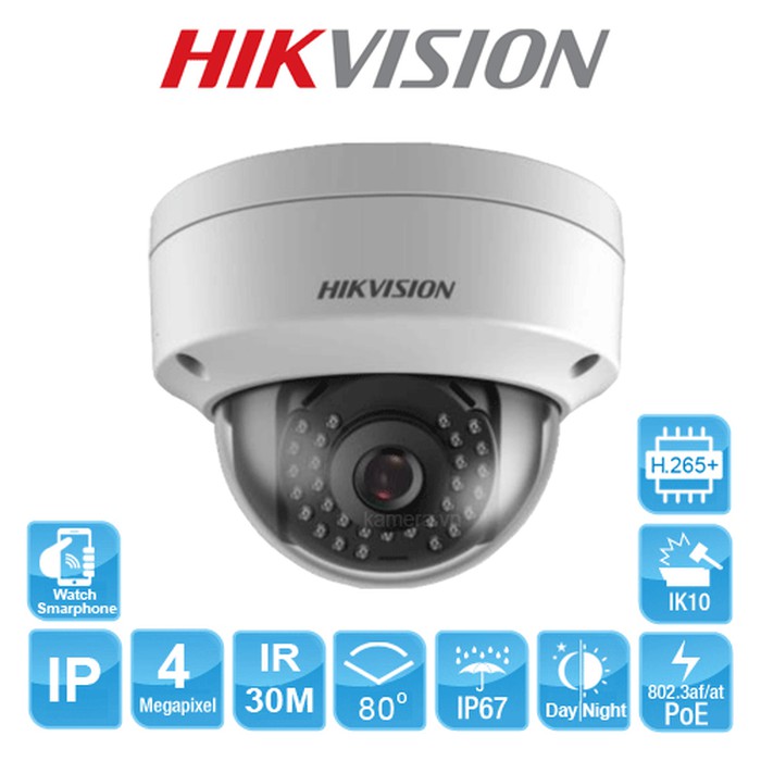 Jual Ipcam Indoor Eco 4MP H265 Hikvision DS 2CD1143G0E I Shopee Indonesia