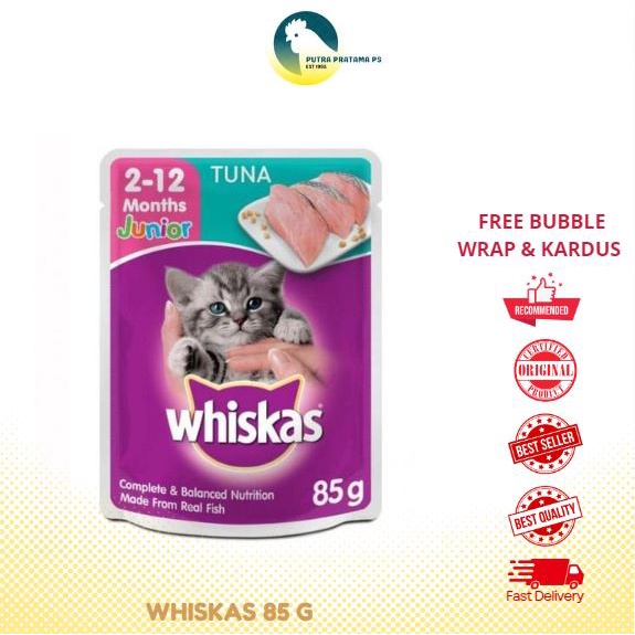 Jual Whiskas Makanan Kucing Basah Pouch Gr All Varian Rasa Shopee