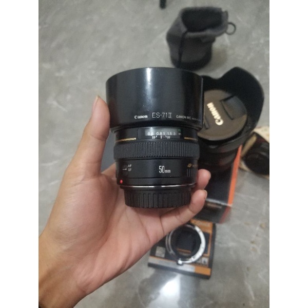 Jual Lensa Fix Canon 50 Mm F1 4 Shopee Indonesia