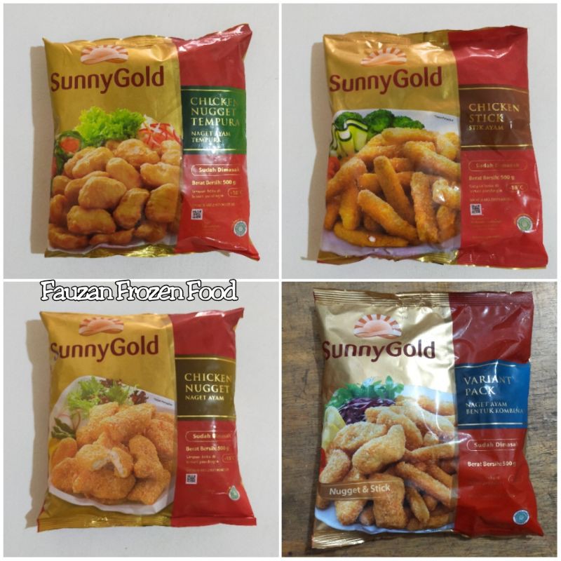 Jual Sunny Gold Chicken Nugget Chicken Tempura 500gr Shopee Indonesia