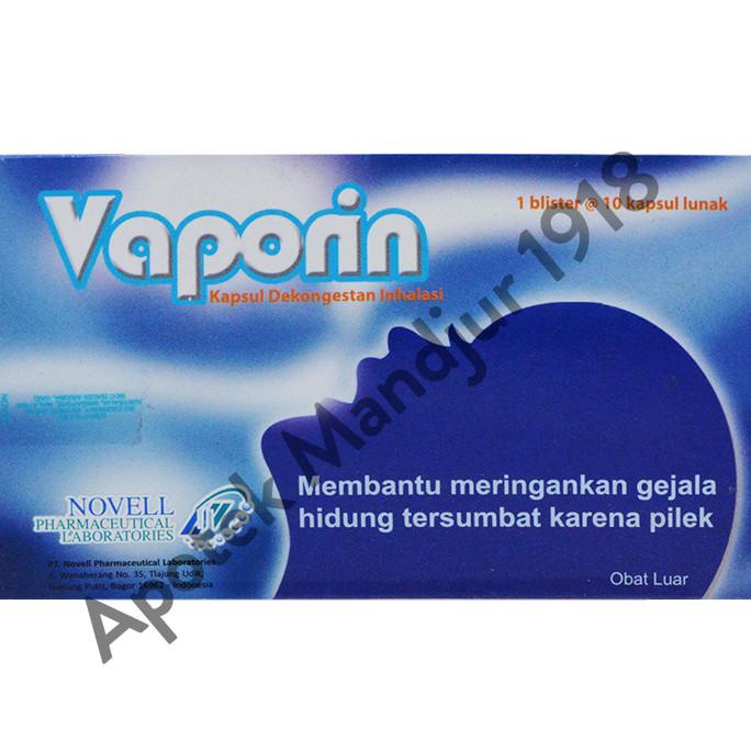 Jual AMPUH VAPORIN KAPSUL DEKONGESTAN INHALASI ISI 10 KAPSUL LUNAK