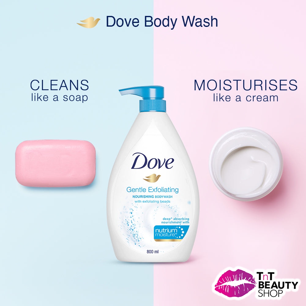 Jual Dove Gentle Exfoliating Body Wash Pump Ml Body Wash Sabun