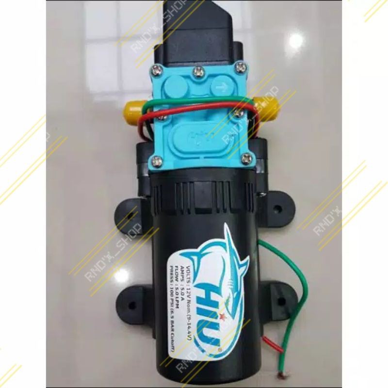 Jual Pompa Air Elektrik Dc V Hiu Original Terbaik Shopee Indonesia