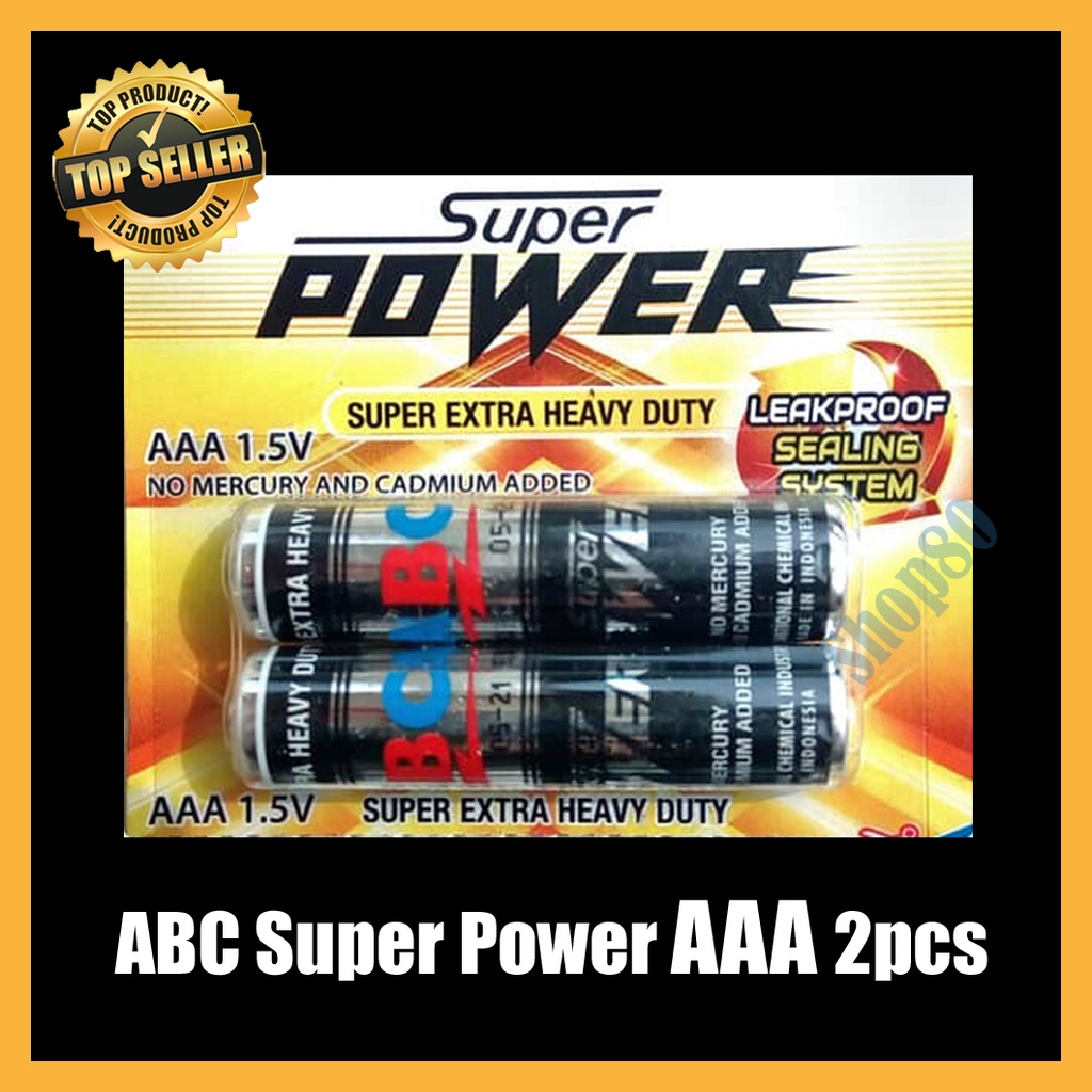 Jual Abc Super Power Aaa Pcs Baterai Batere Batre Battery A Lr