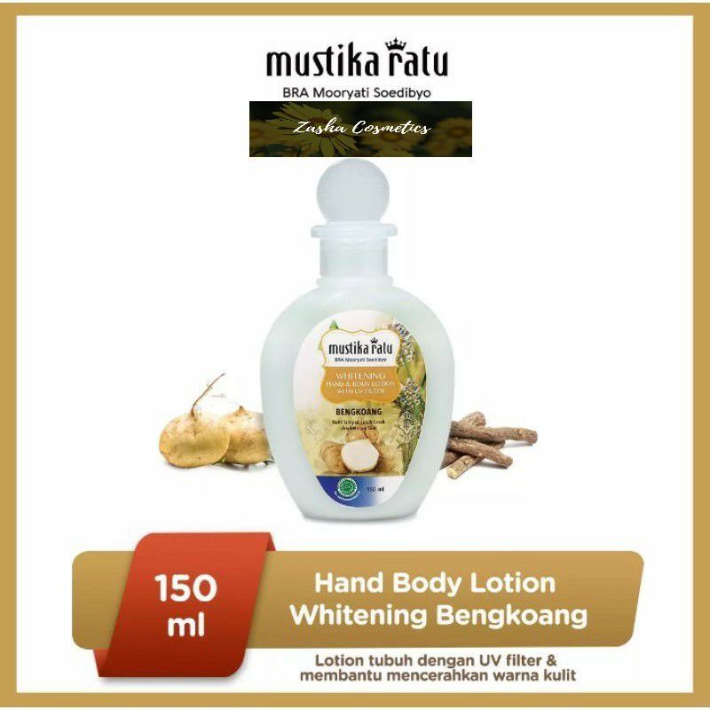 Jual MUSTIKA RATU Hand Body Lotion Bengkoang Whitening 150ml Shopee