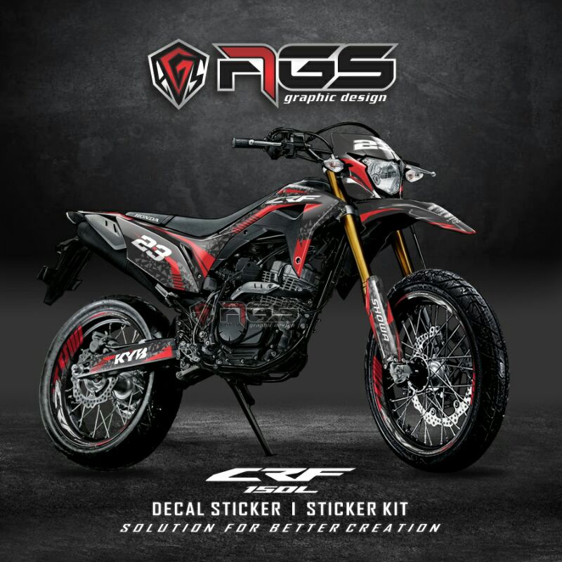 Jual Decal Sticker Crf L Crf L Dekal Full Body Crf Decal