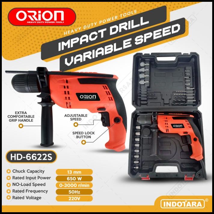 Jual Mesin Bor Impact Drill Listrik Orion Hd 6622S With Bmc Box