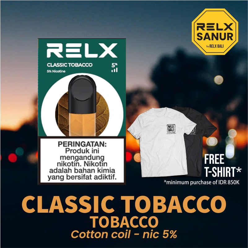 Jual RELX Infinity Pod Classic Tobacco 1 Pack Isi 1 Pods Atau 1 Pcs