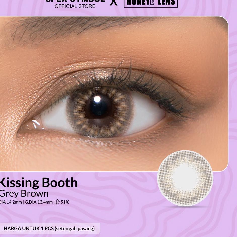 Jual Langsung Ambil Spex Symbol X Honeyelens Kissing Booth Grey Brown