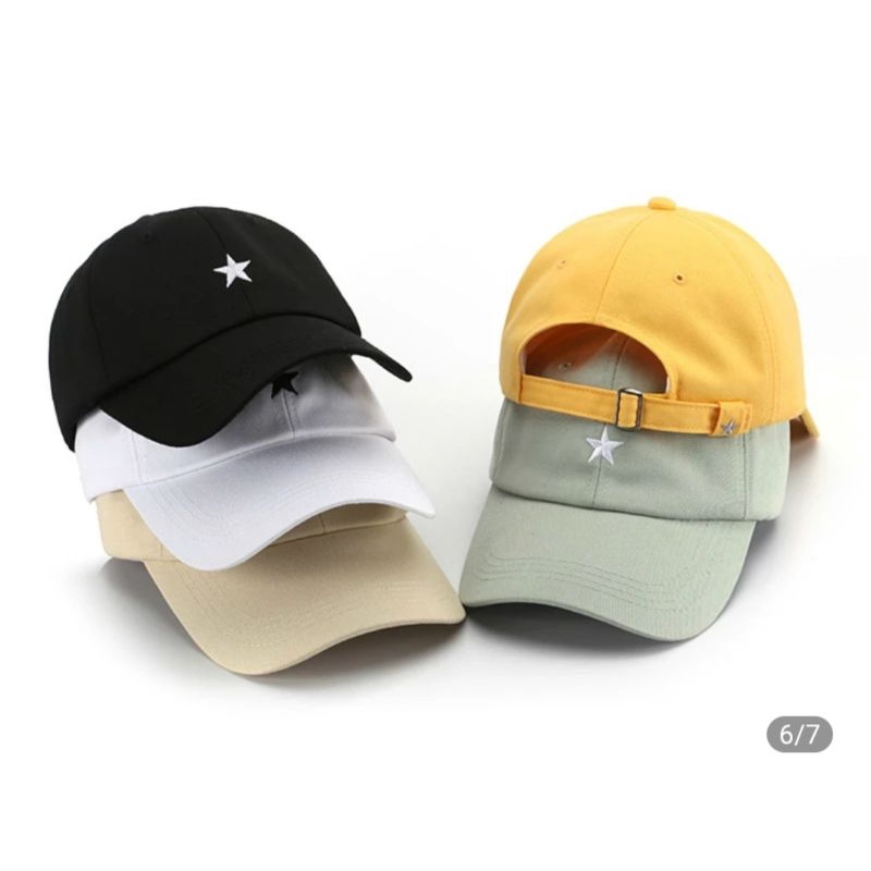 Jual Topi Baseball Bordir Bintang Shopee Indonesia