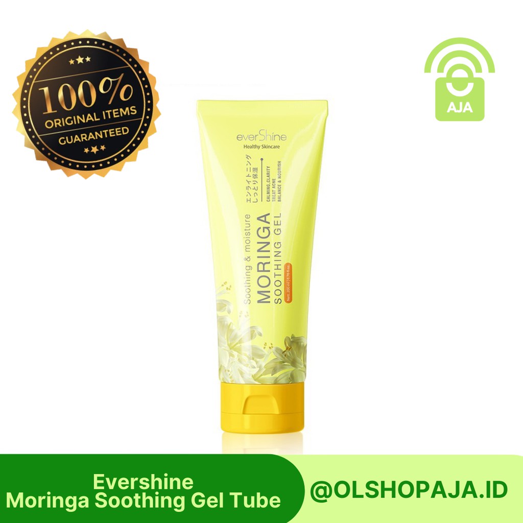 Jual Evershine Moringa Soothing Gel Moisturizer Kemasan Baru Tube