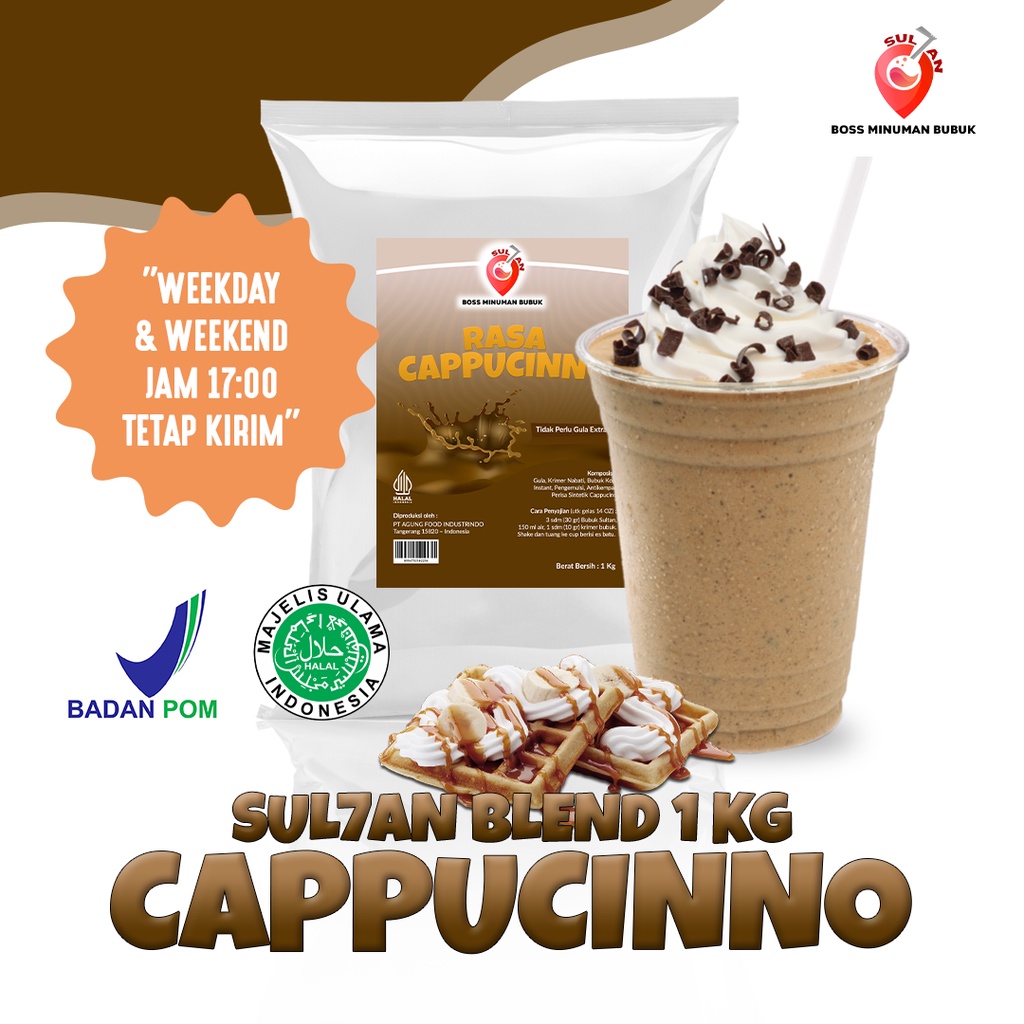 Jual Sultan Bubuk Minuman Mix Rasa Cappuccino Cappucino Instant