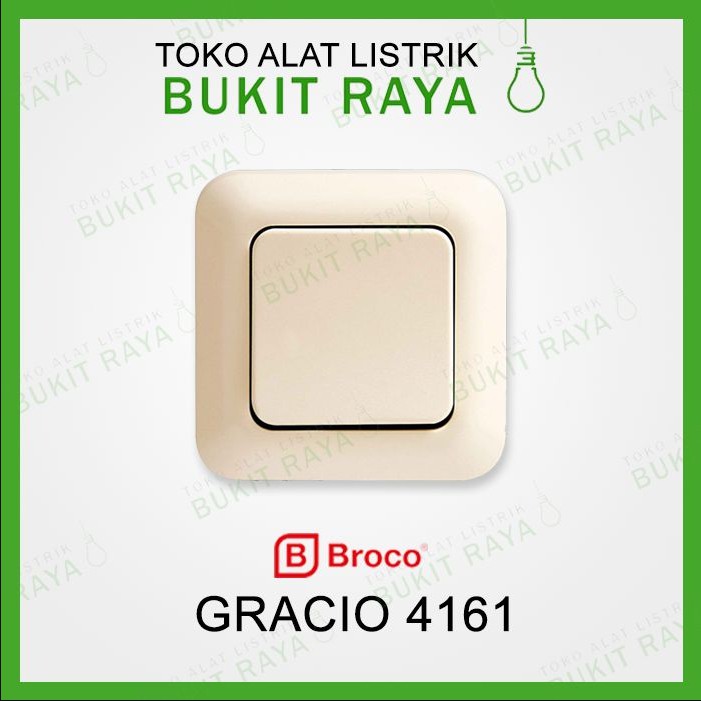 Jual 4161 Broco Gracio Saklar Engkel Tunggal Single Switch Shopee