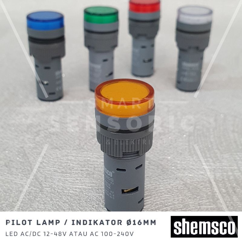 Jual Shemsco Plad Pilot Lamp Mm Dc V V V Ac V V Plad