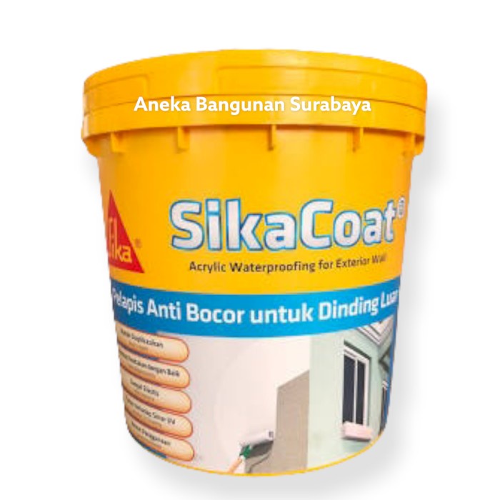 Jual Sika Coat 4kg Sikacoat Pelapis Anti Bocor Eksterior Dan Atap