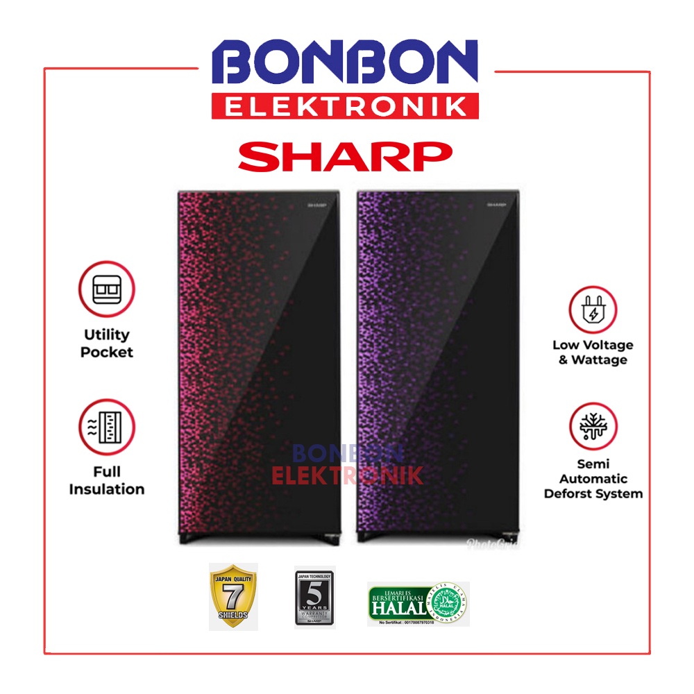 Jual Sharp Kulkas 1 Pintu SJ X185MG GB GR SJX 185 MGGB MGGR Shopee