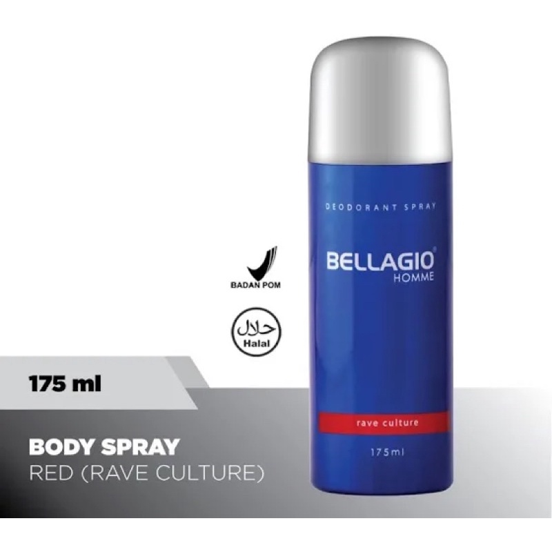 Jual Bellagio Body Spray 175Ml Bellagio Deo 175 Bellagio Kaleng