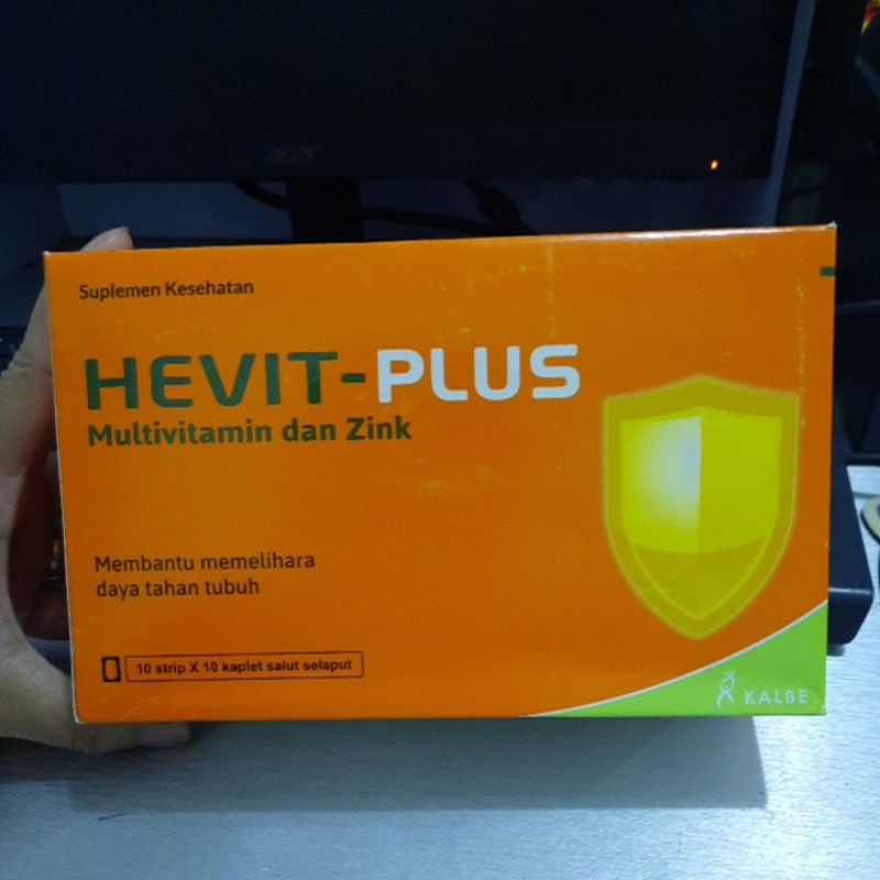 Jual Hevit Plus Multivitamin Dan Zink Isi 10 Kaplet Shopee Indonesia