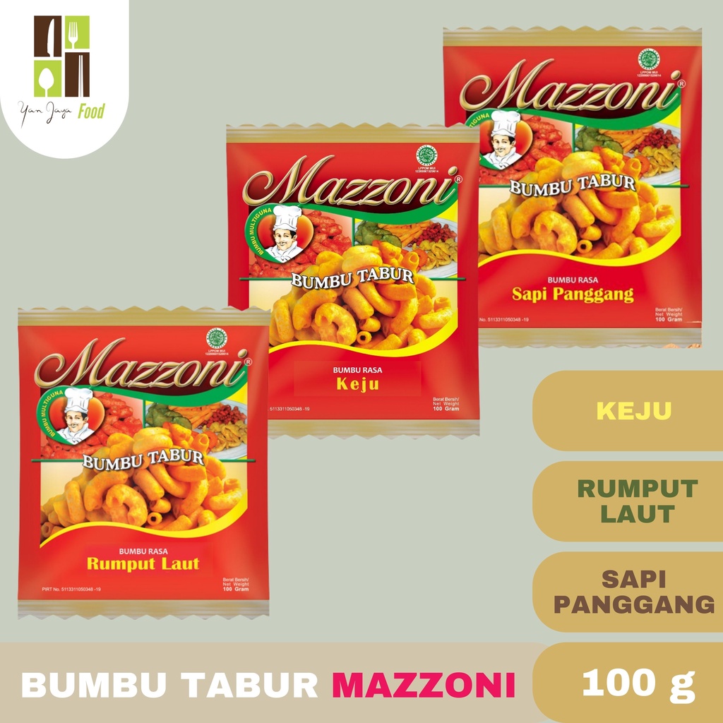 Jual Mazzoni Bumbu Tabur Keju Rumput Laut Sapi Panggang Bumbu