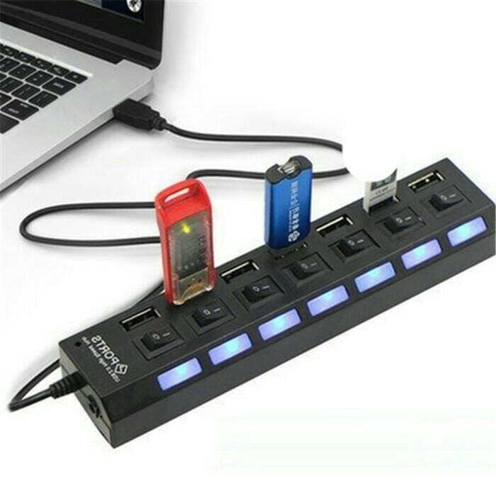 Jual Usb Hub Saklar 7 Port USB On Off Shopee Indonesia