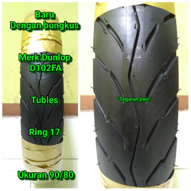 Jual Ban Motor Tubles Ring Ukuran Merk Dunlop D Ban Depan