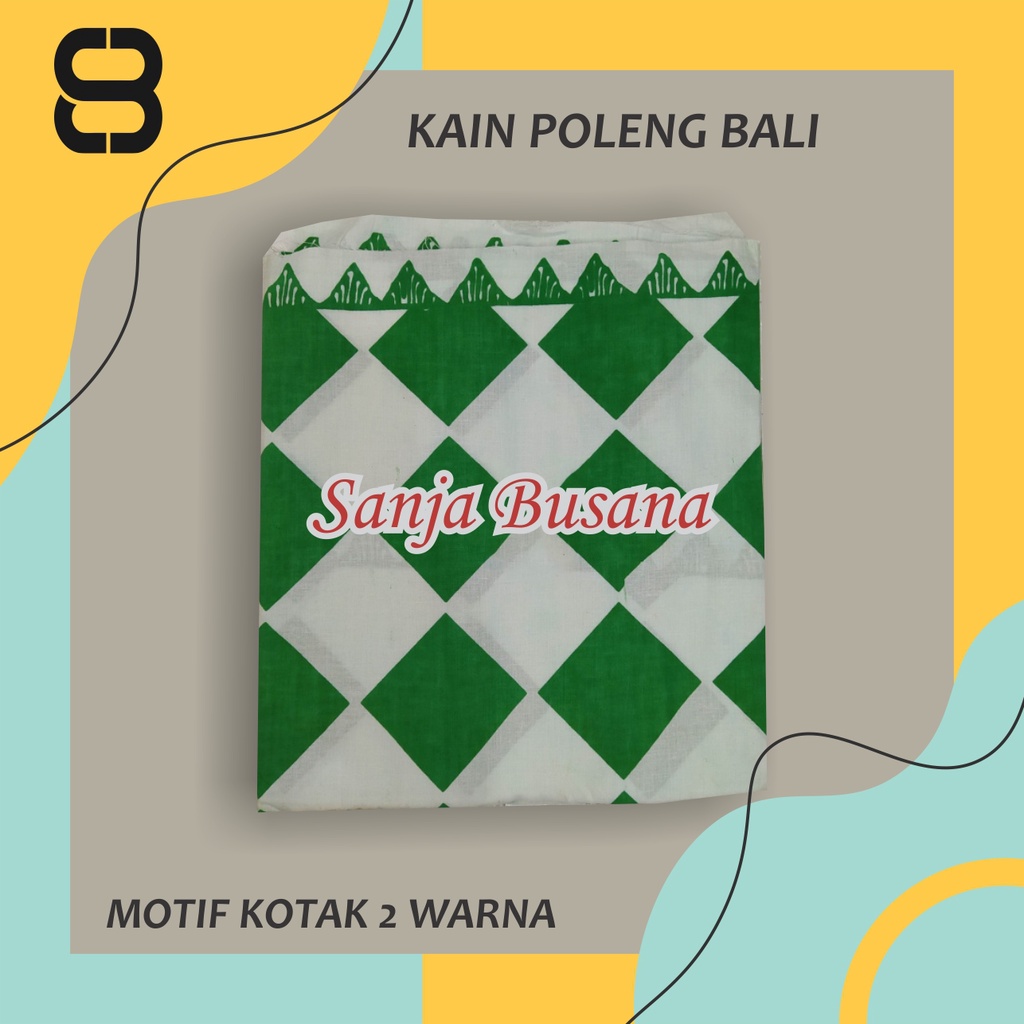 Jual Kain Poleng Bali Jarik Poleng Bali Motif Catur Kotak Kotak Khas