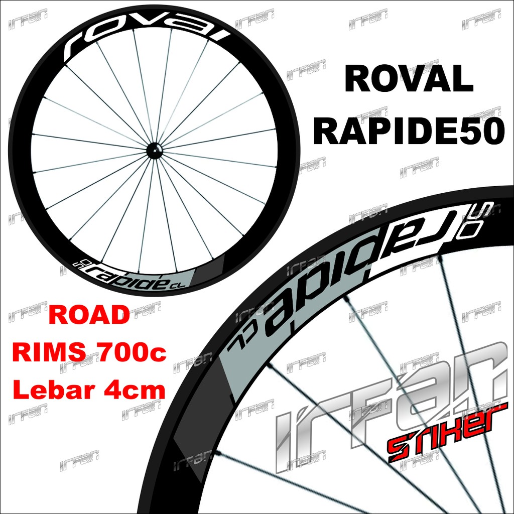 Jual Stiker Decal Rims Roval Rapide Lebar Cm Shopee Indonesia