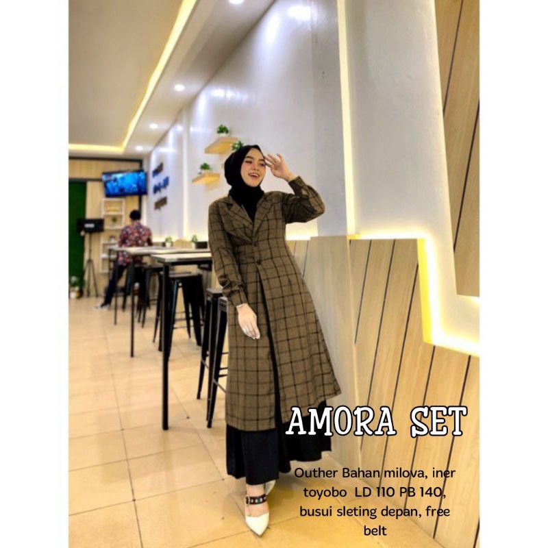 Jual Amora Set Label Madani Shopee Indonesia