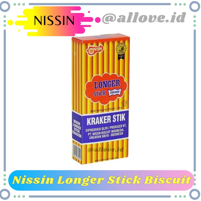 Jual Nissin Longer Stick Biscuit Gr Shopee Indonesia