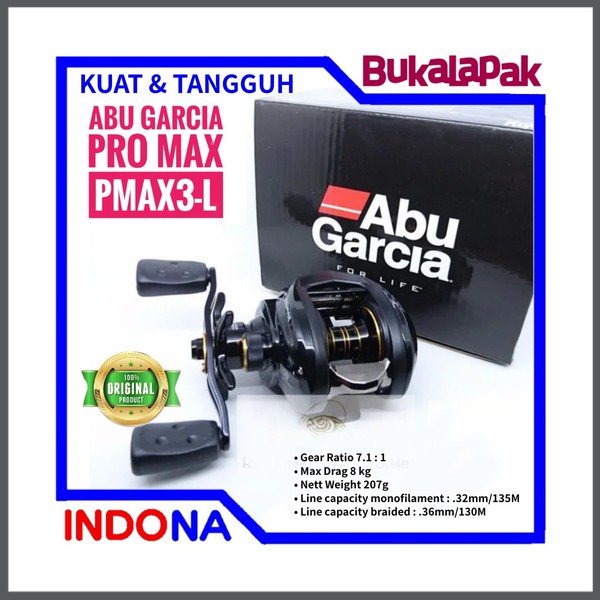 Jual Rel Reel Ril Kerekan Katrol Mancing Reel Baitcasting Abu Garcia