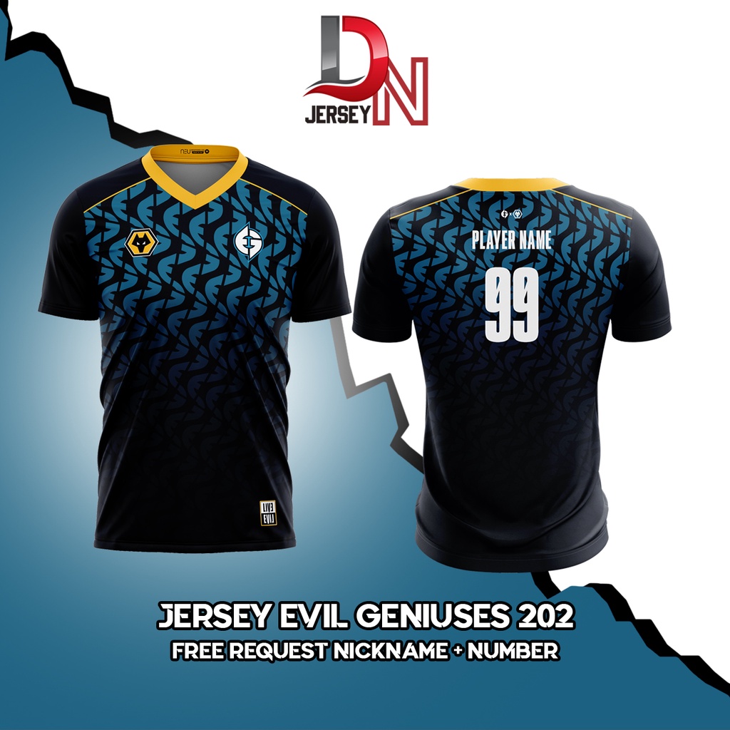 Jual Jersey Baju Kaos Evil Geniuses New Game Dota Lol Wildrift