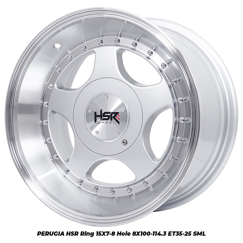 Jual Pelk Racing R15 Model Celong PERUGIA HSR Ring 15 Baut 4 PCD 4x100