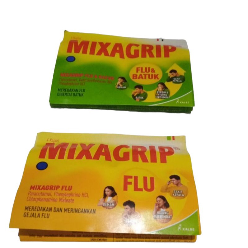 Jual Mixagrip Flu Mixagrip Flu Batuk Per Strip Isi Tablet Shopee