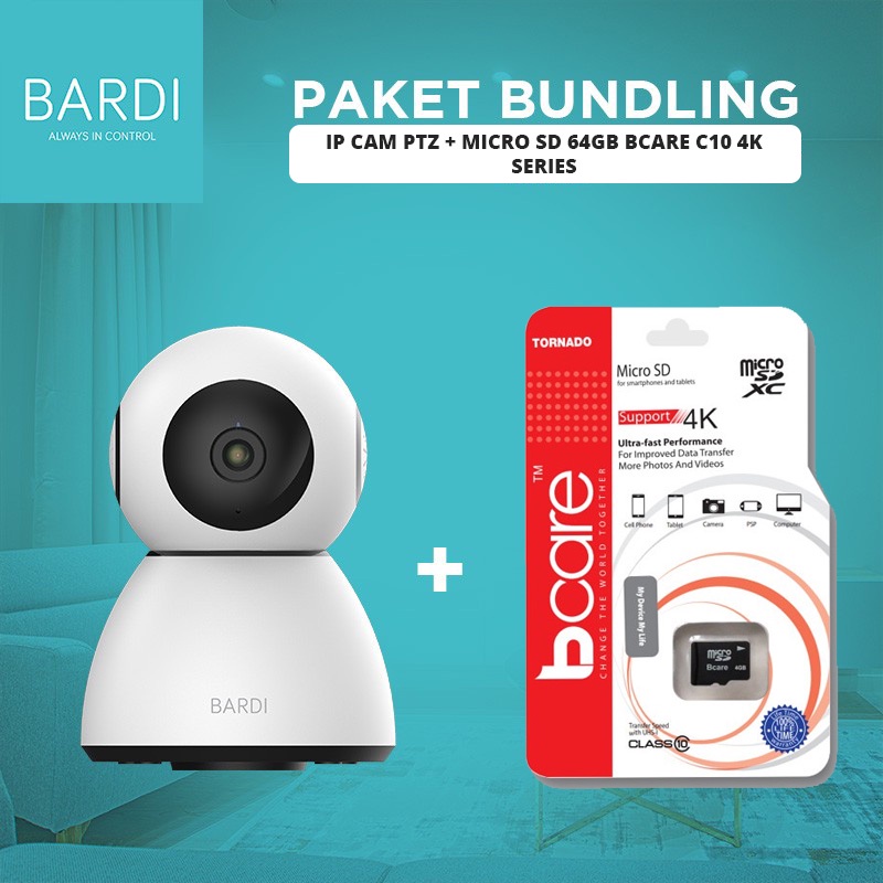 Jual Bardi Smart Indoor Ptz Ip Camera Cctv Wifi Iot Home Automation