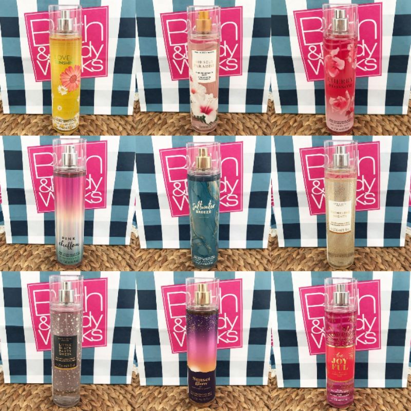 Jual Bath Body Works Bbw Fine Fragrance Mist Isi Ml Shopee