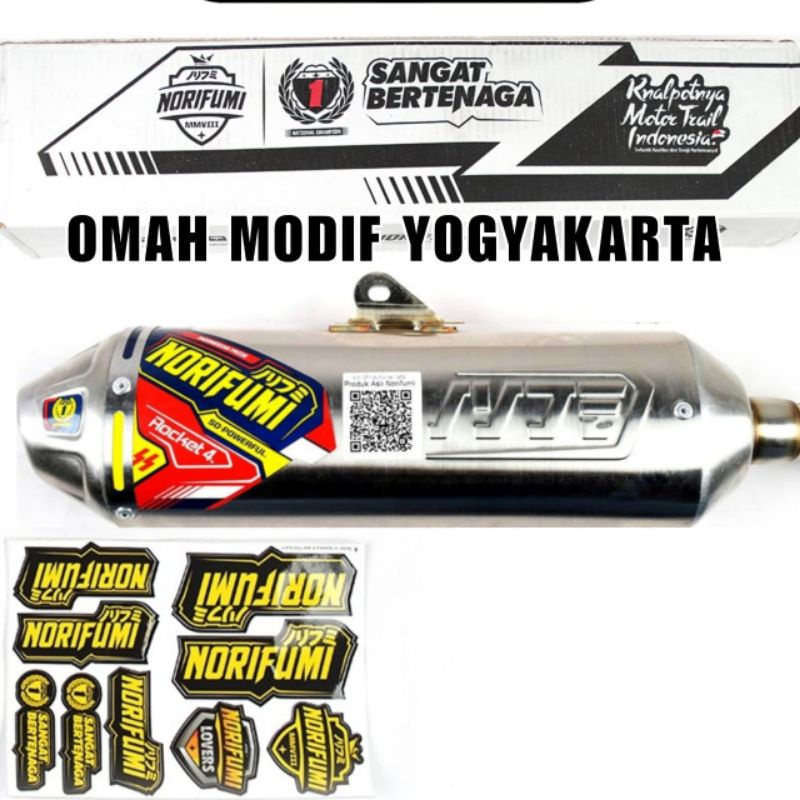 Jual Harga Murah Knalpot Norifumi Rocket Yamaha Wr R Stainless