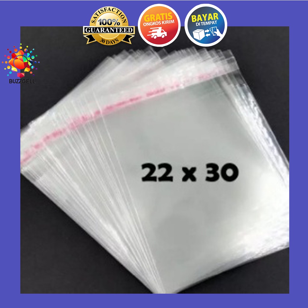 Jual Plastik Packing Olshop Transparan OPP Plastic Kemasan Lem Self