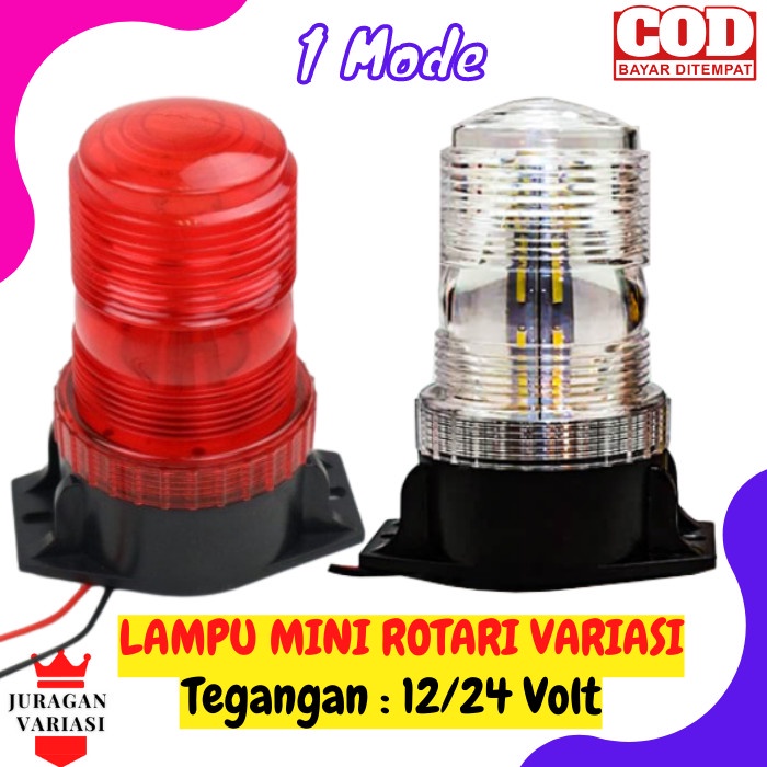 Jual Lampu Variasi Mini Rotary Rotari Warning Light Mobil Truk Truck