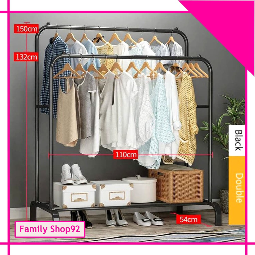 Jual Starlight Rak Baju Gantungan Baju Besi Stand Hanger Display Butik