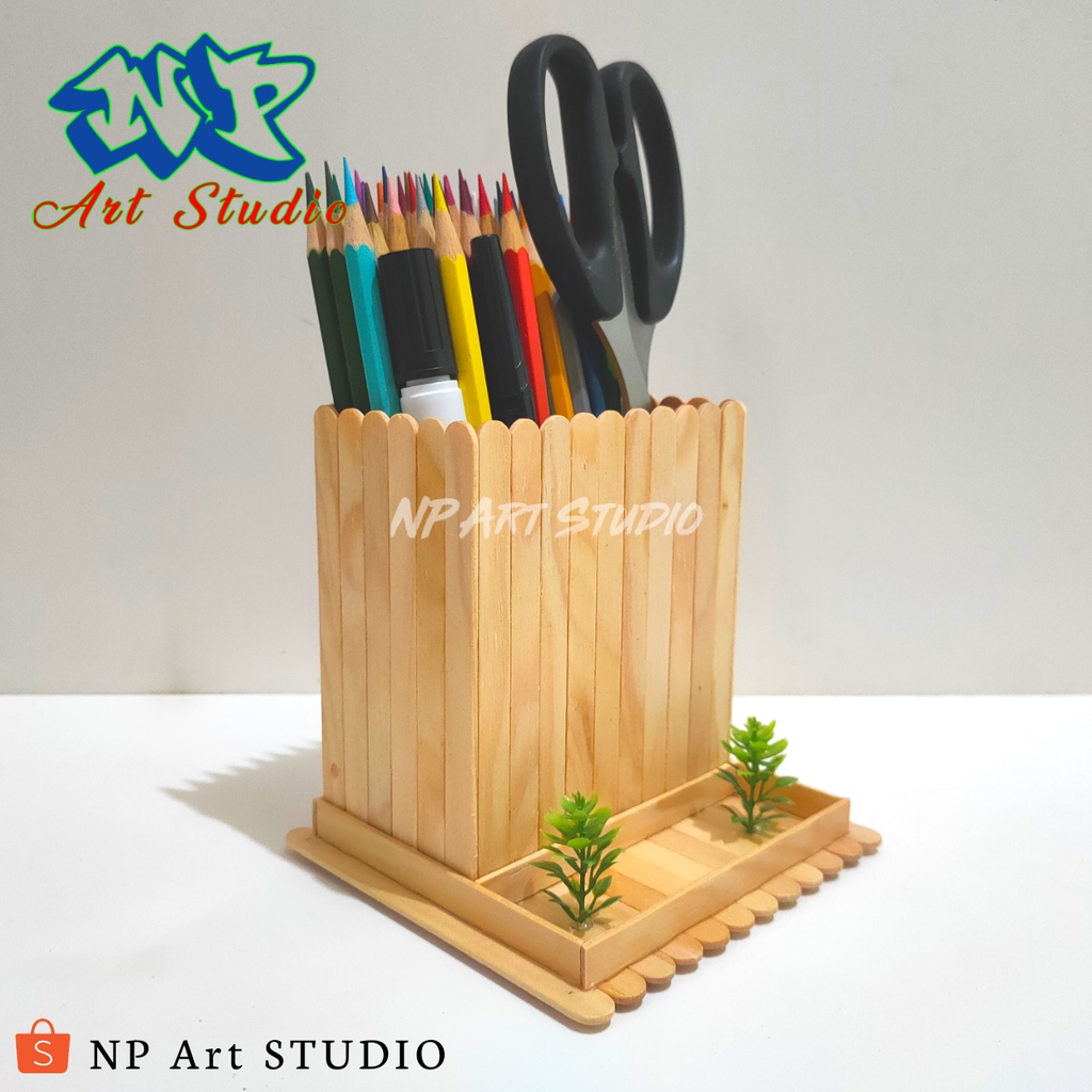 Jual Kerajinan Tempat Pensil Dari Stik Es Krim Shopee Indonesia